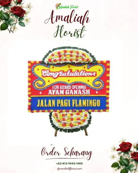Sewa Papan Bunga Rumah Duka Dharmais